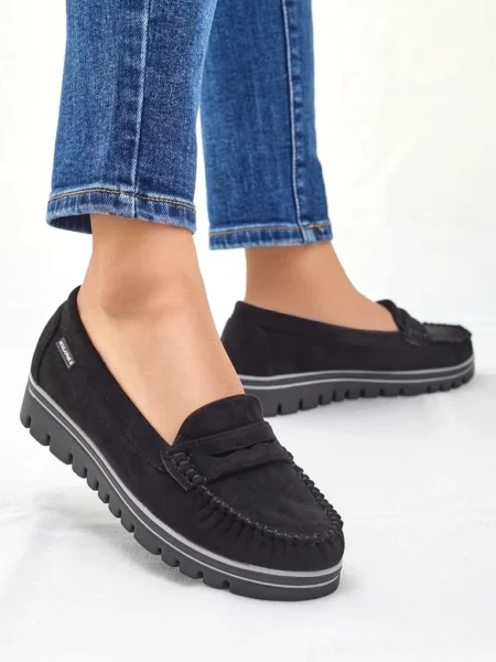 Bellisse moteriški ekologiškos zomšos mokasinai